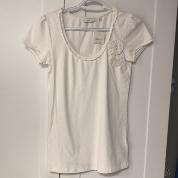 New Look White Uk Top- one of a kind - Picture 3 of 8